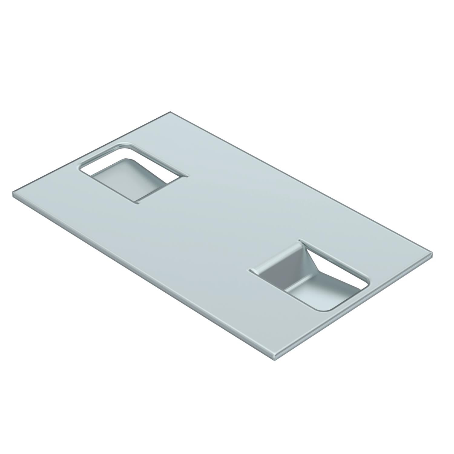 Trunking Pre Galvanised IP4X-Lid Fix Bar | Trench